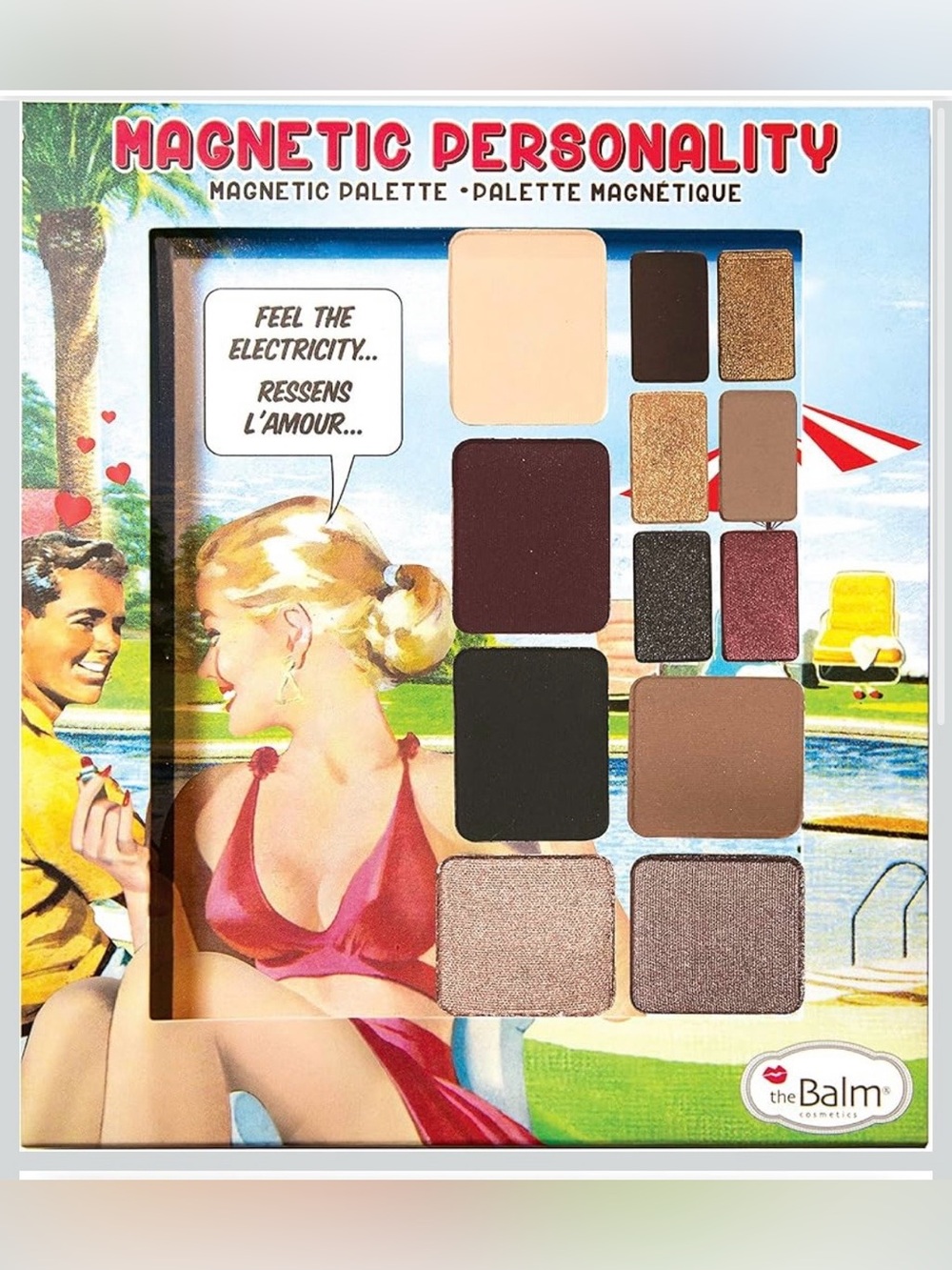Thebalm Magnetic Personality Magnetic Palette with eyeshadows